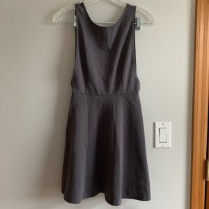 Gray Mini Skater Dress